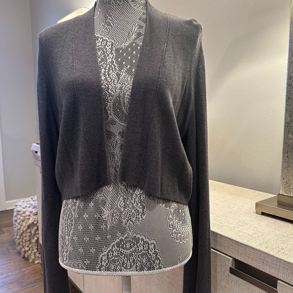 Ann Taylor Cropped Open Shrug